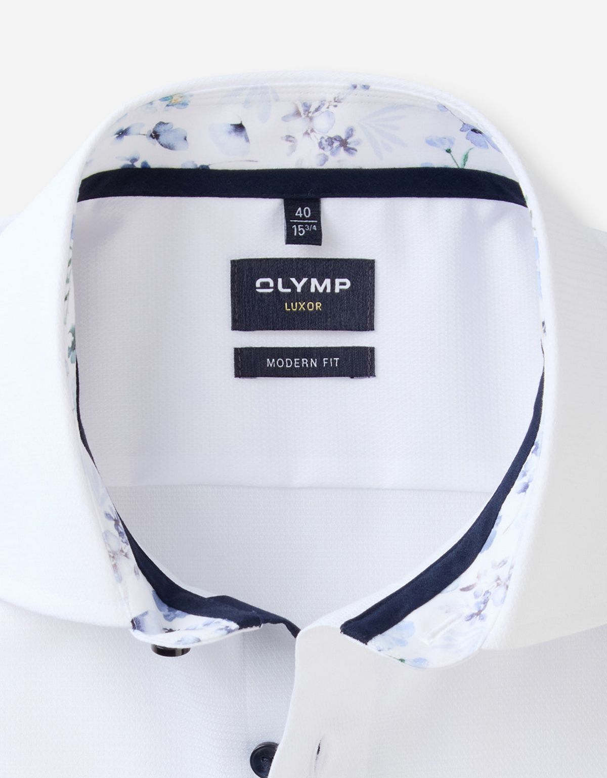 Рубашка белая мужская OLYMP Luxor, modern fit