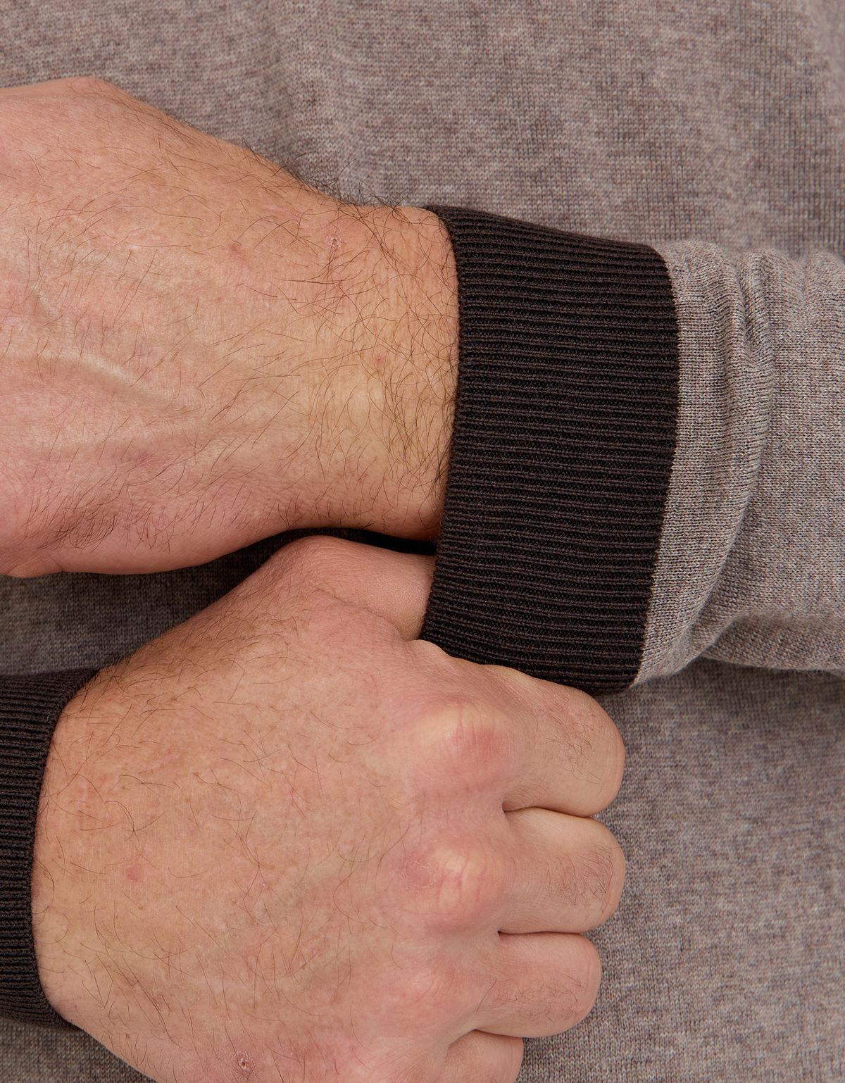 Поло коричневое с тёмным воротником на молнии Gratude | купить в интернет-магазине Olymp-Men