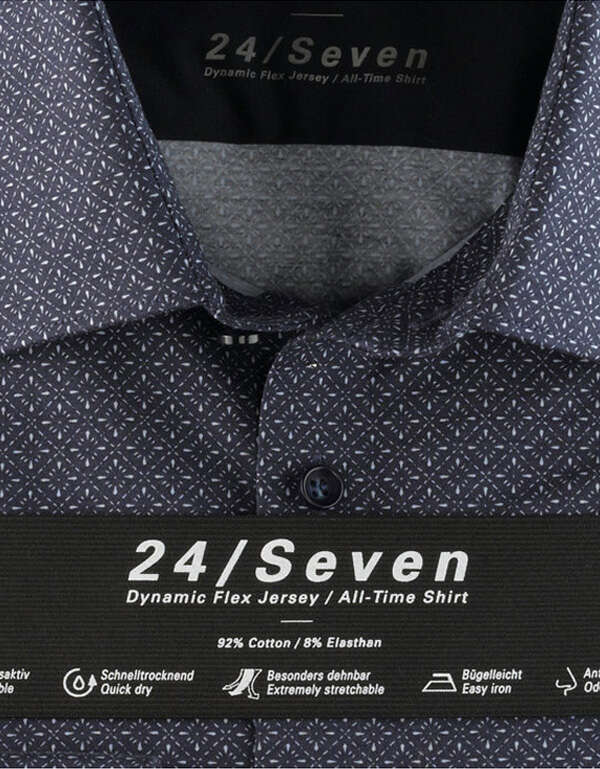 Трикотажная рубашка Olymp 24/7, body fit | купить в интернет-магазине Olymp-Men