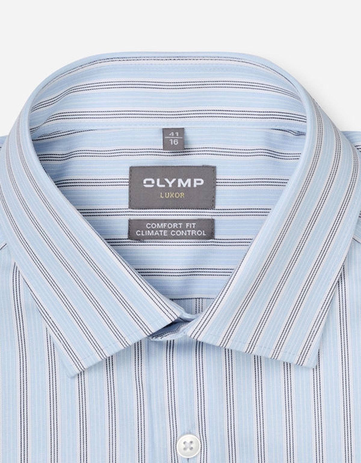 Рубашка в полоску климат-контроль OLYMP Luxor, прямой крой | купить в интернет-магазине Olymp-Men