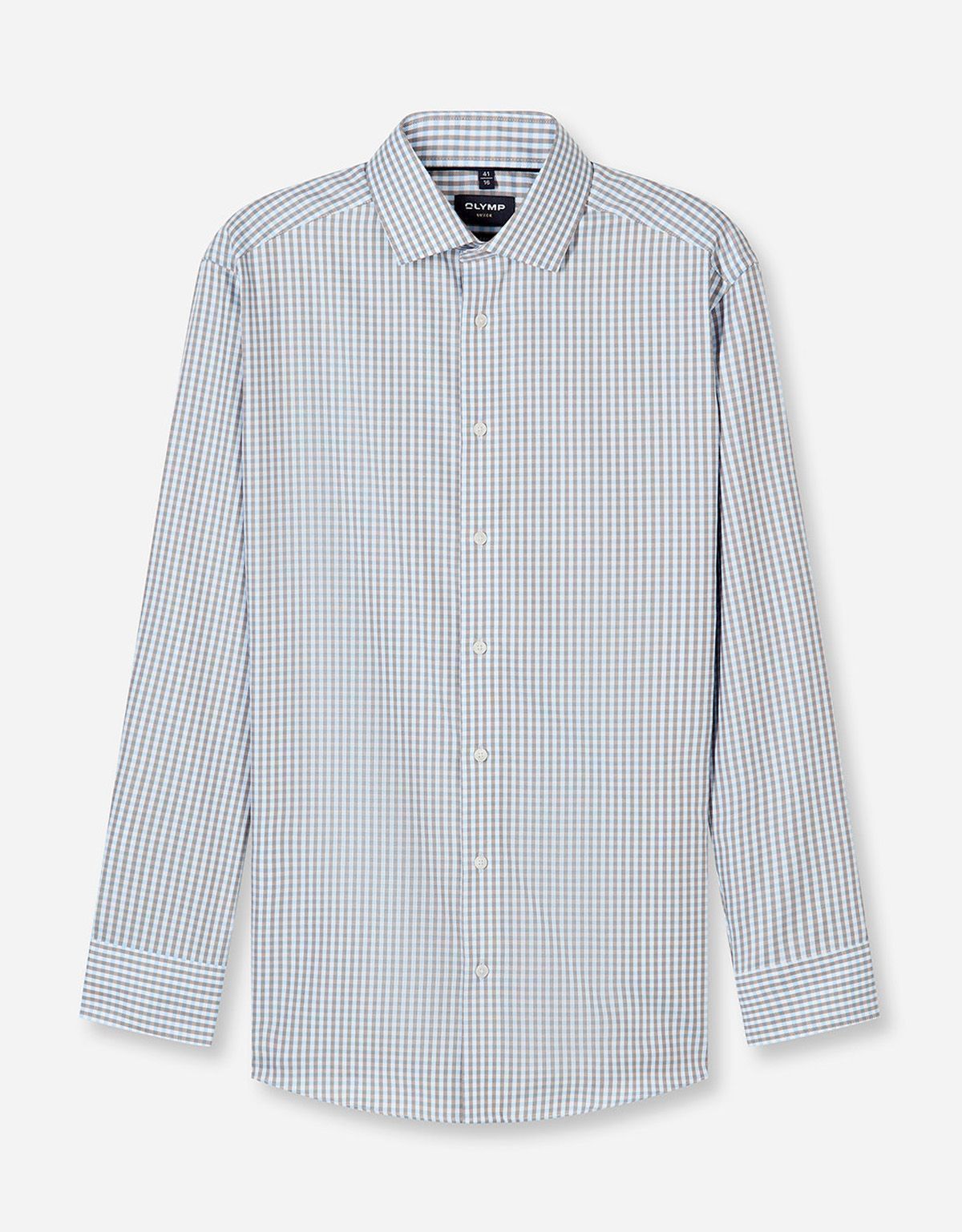 Рубашка в клетку OLYMP Luxor полуприлегающая | купить в интернет-магазине Olymp-Men
