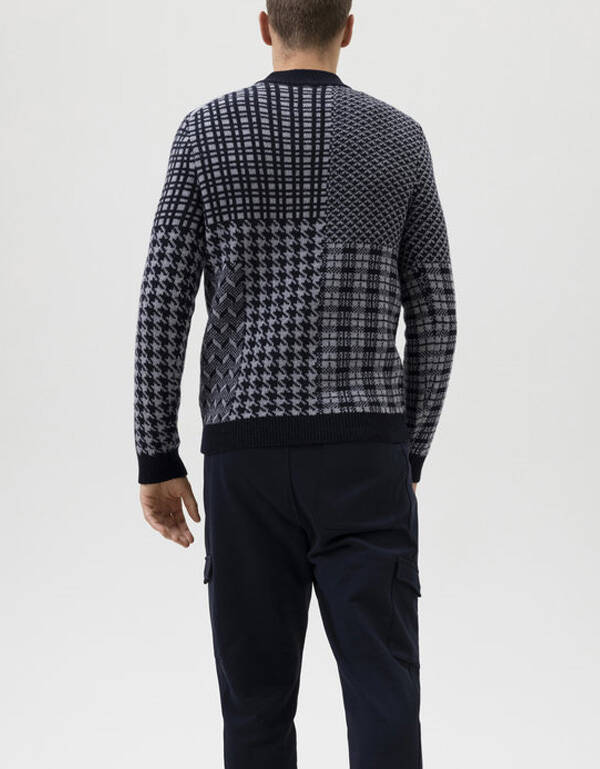 Свитер мужской Olymp с рисунком, body fit | купить в интернет-магазине Olymp-Men