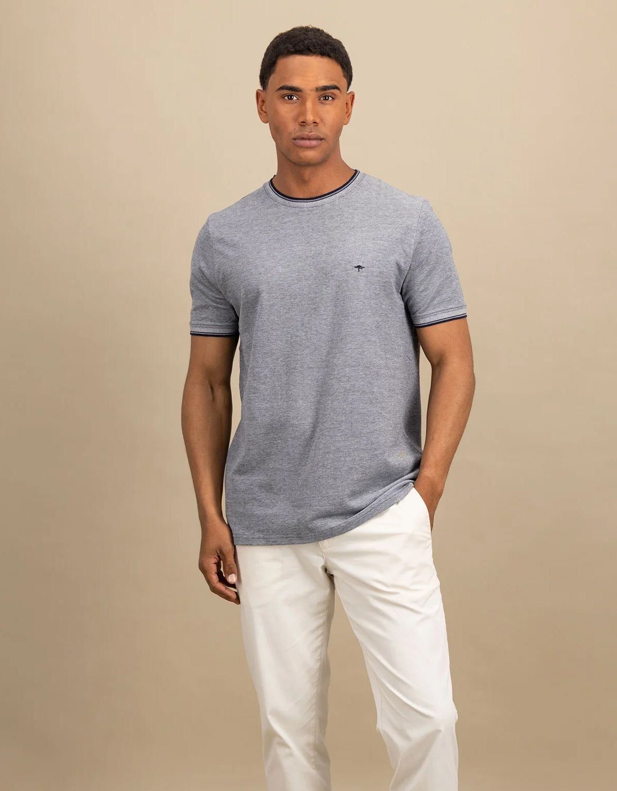 Футболка мужская с круглым вырезом Fynch-Hatton | купить в интернет-магазине Olymp-Men