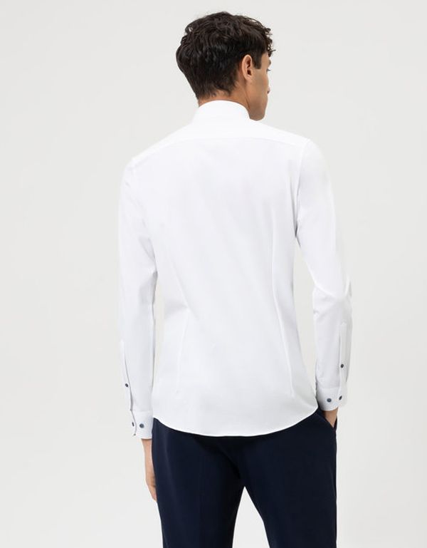 Рубашка мужская белая OLYMP 24/7, body fit | купить в интернет-магазине Olymp-Men