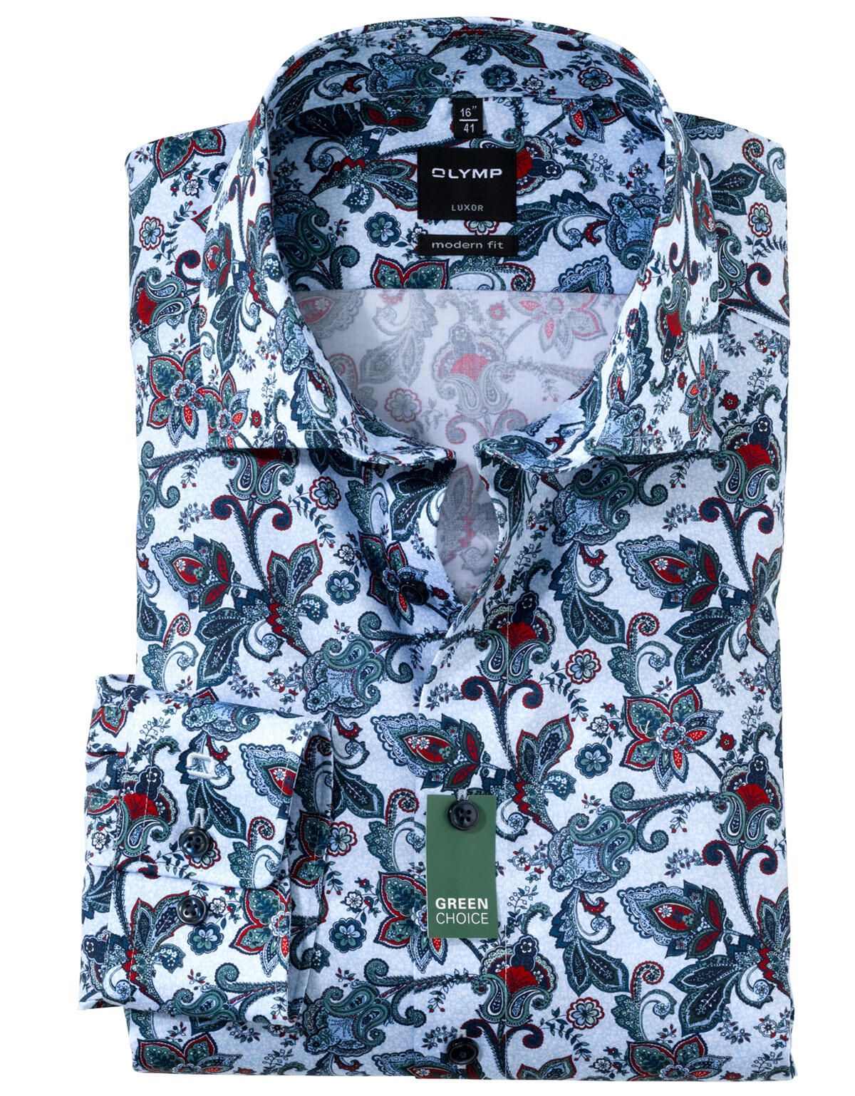 Рубашка Olymp Luxor на высокий рост, modern fit зауженная Non Iron из ...