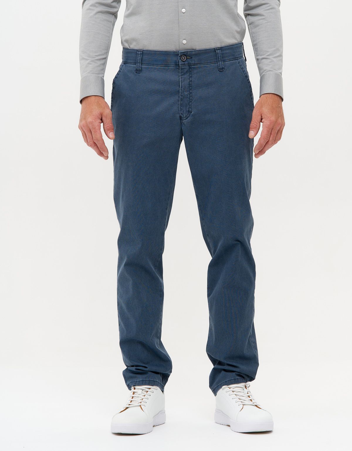 Брюки чинос синие мужские Club of Comfort хлопковые | купить в интернет-магазине Olymp-Men