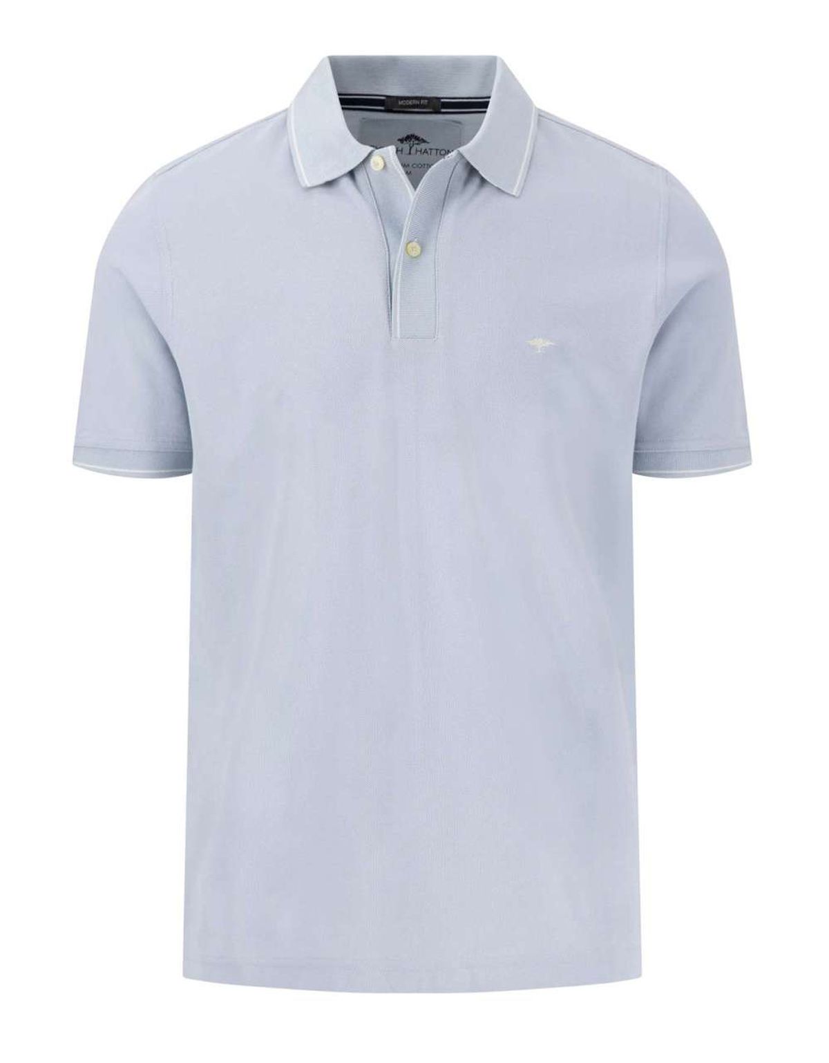 Поло мужское голубое Fynch-Hatton | купить в интернет-магазине Olymp-Men
