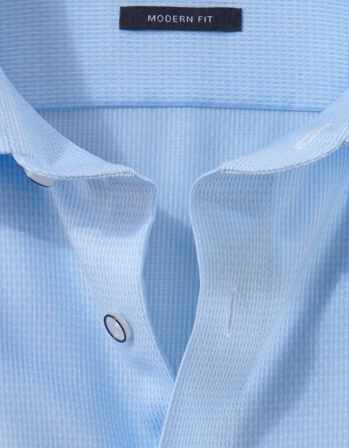 Рубашка голубая мужская Olymp Luxor, modern fit | купить в интернет-магазине Olymp-Men