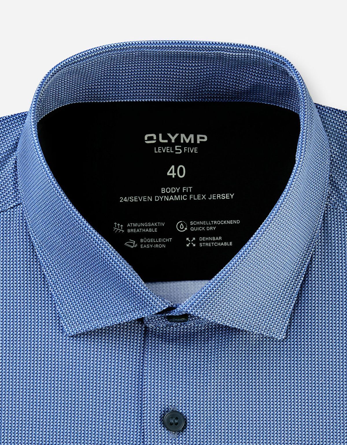 Рубашка трикотажная мужская Olymp, body fit