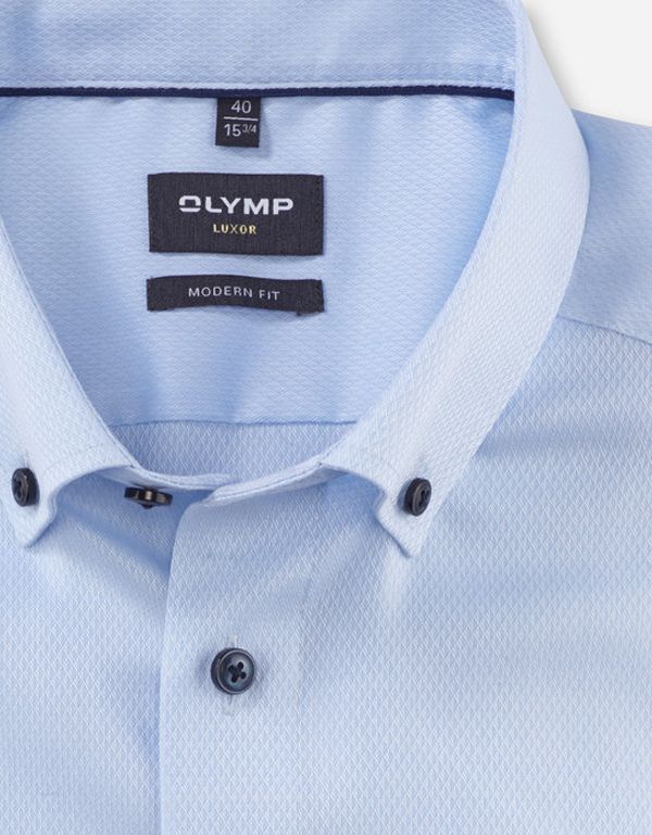 Сорочка классическая OLYMP Luxor, modern fit, фактурная ткань | купить в интернет-магазине Olymp-Men