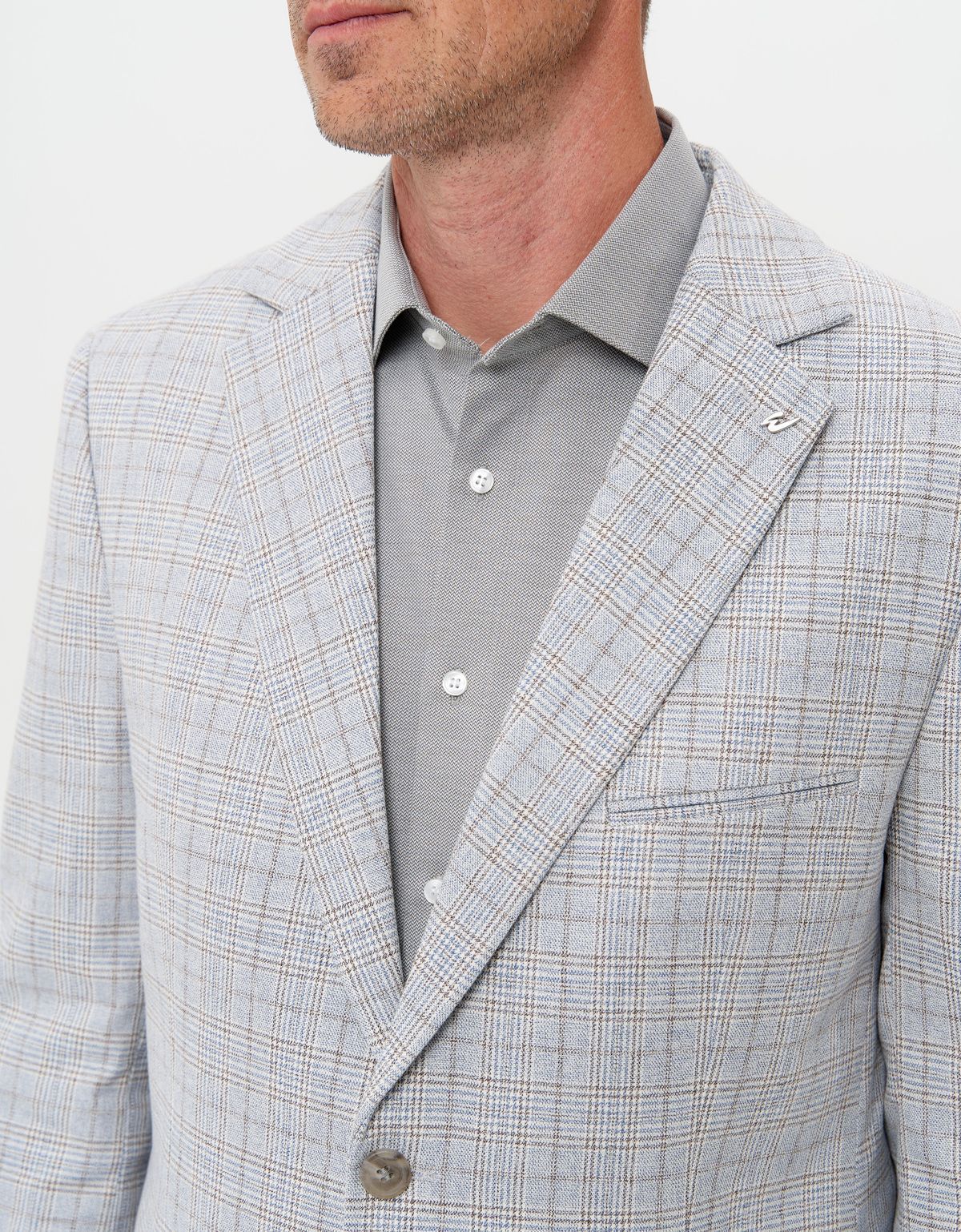 Пиджак мужской в клетку w.Wegener | купить в интернет-магазине Olymp-Men