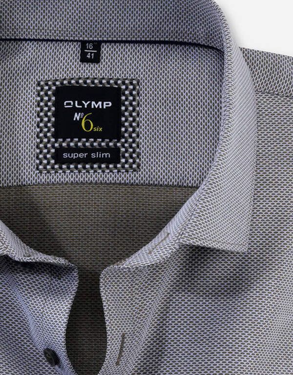 Мужская классическая рубашка OLYMP №6, супер слим | купить в интернет-магазине Olymp-Men