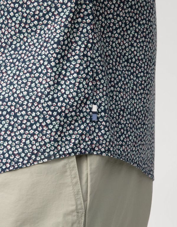 Рубашка мужская OLYMP Casual с цветочным рисунком