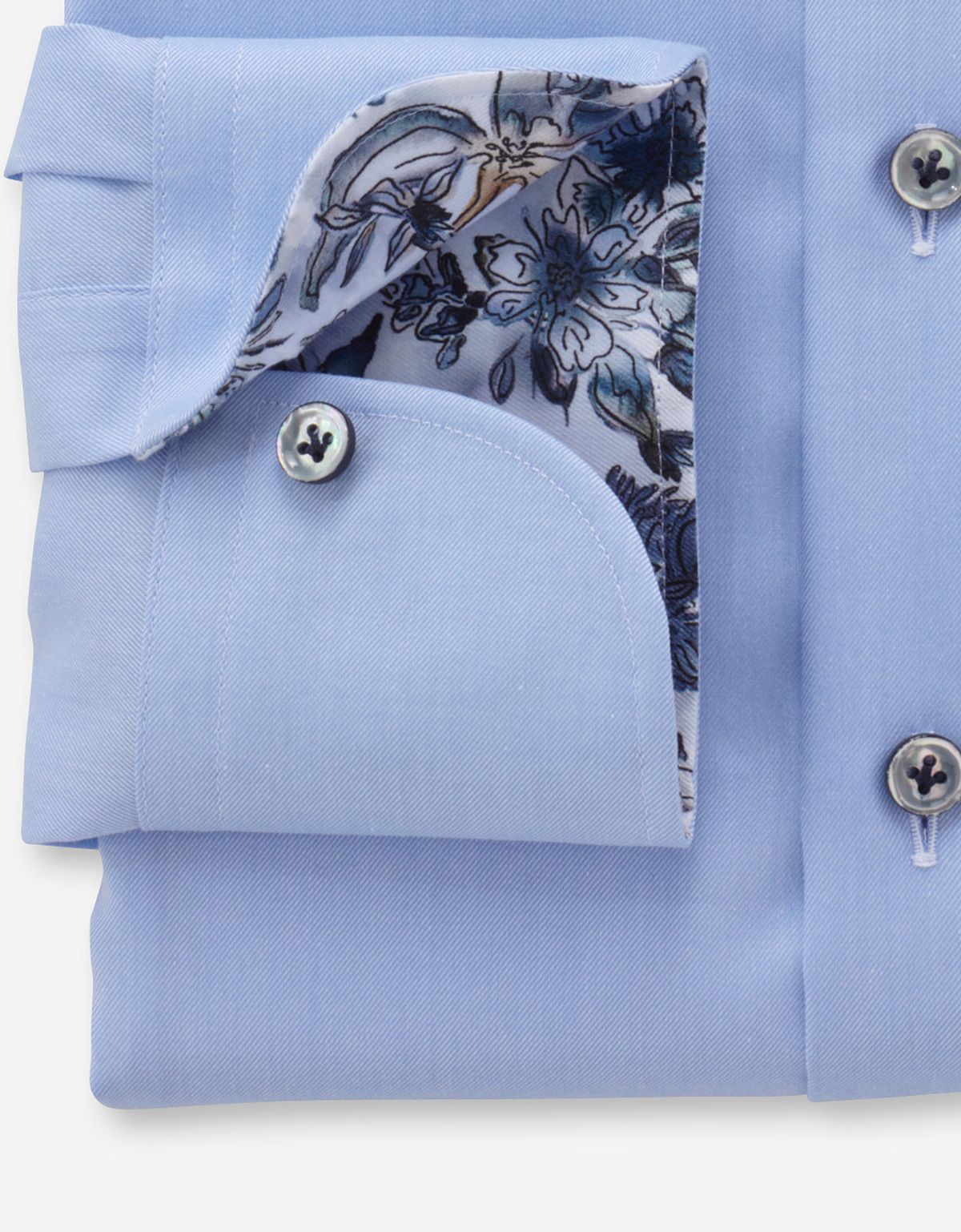 Рубашка мужская голубая классическая Signature на высокий рост