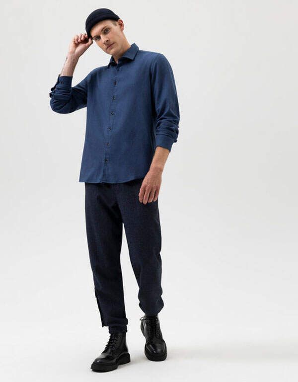 Рубашка фланелевая OLYMP Smart Casual, body fit | купить в интернет-магазине Olymp-Men