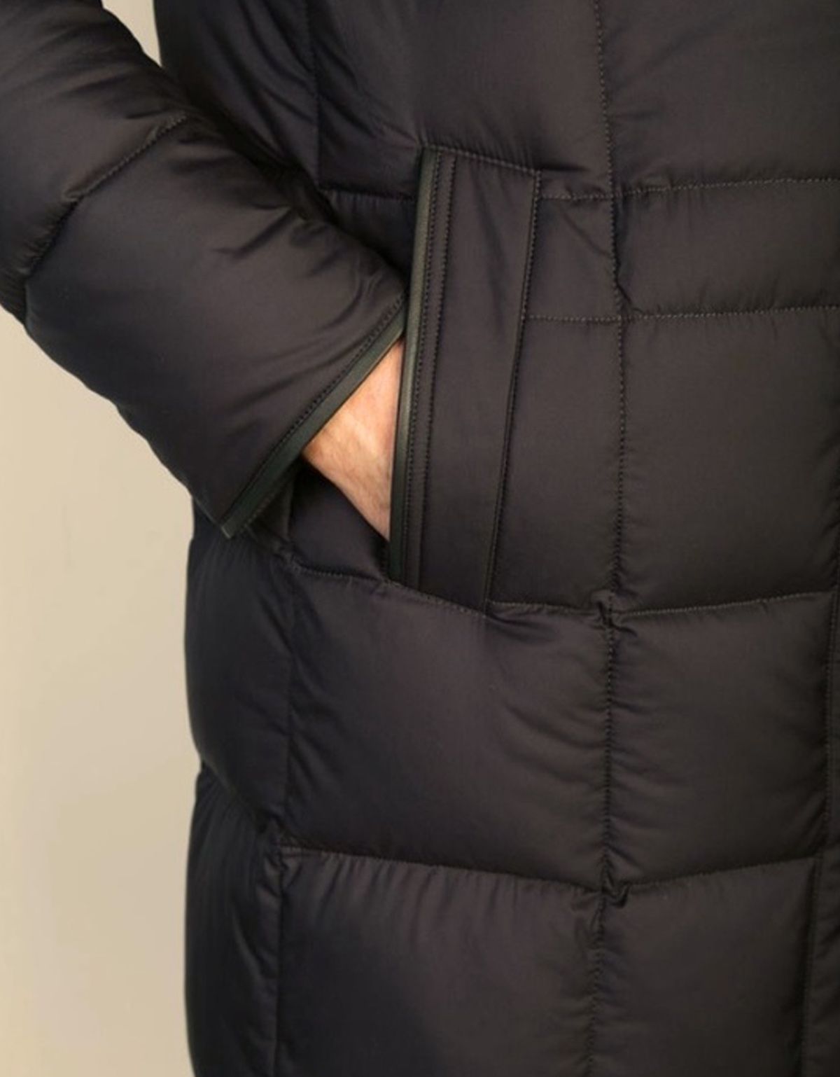 Пуховик мужской RIGGI удлинённый с капюшоном | купить в интернет-магазине Olymp-Men