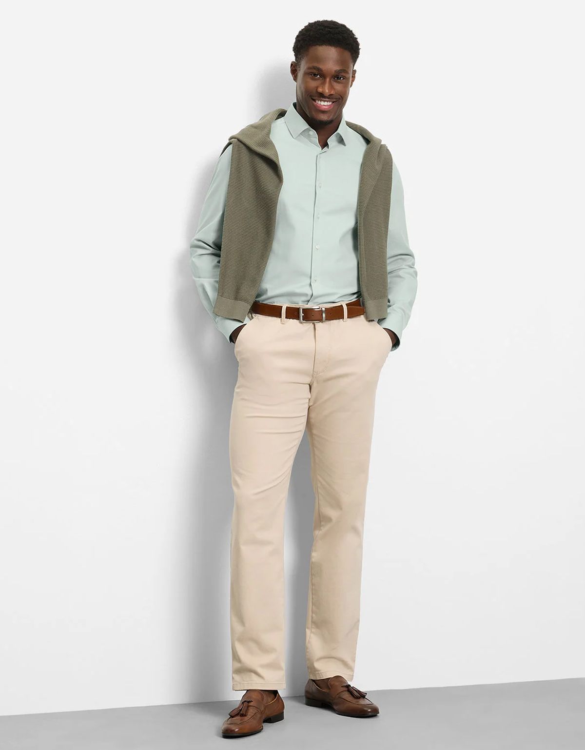 Рубашка классическая OLYMP, климат-контроль, body fit | купить в интернет-магазине Olymp-Men