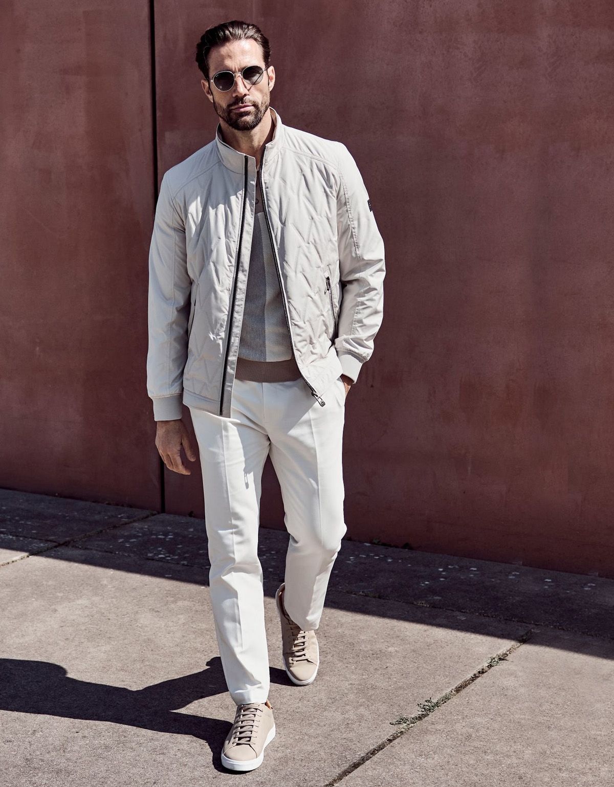 Куртка мужская светлая лёгкая New Canadian | купить в интернет-магазине Olymp-Men