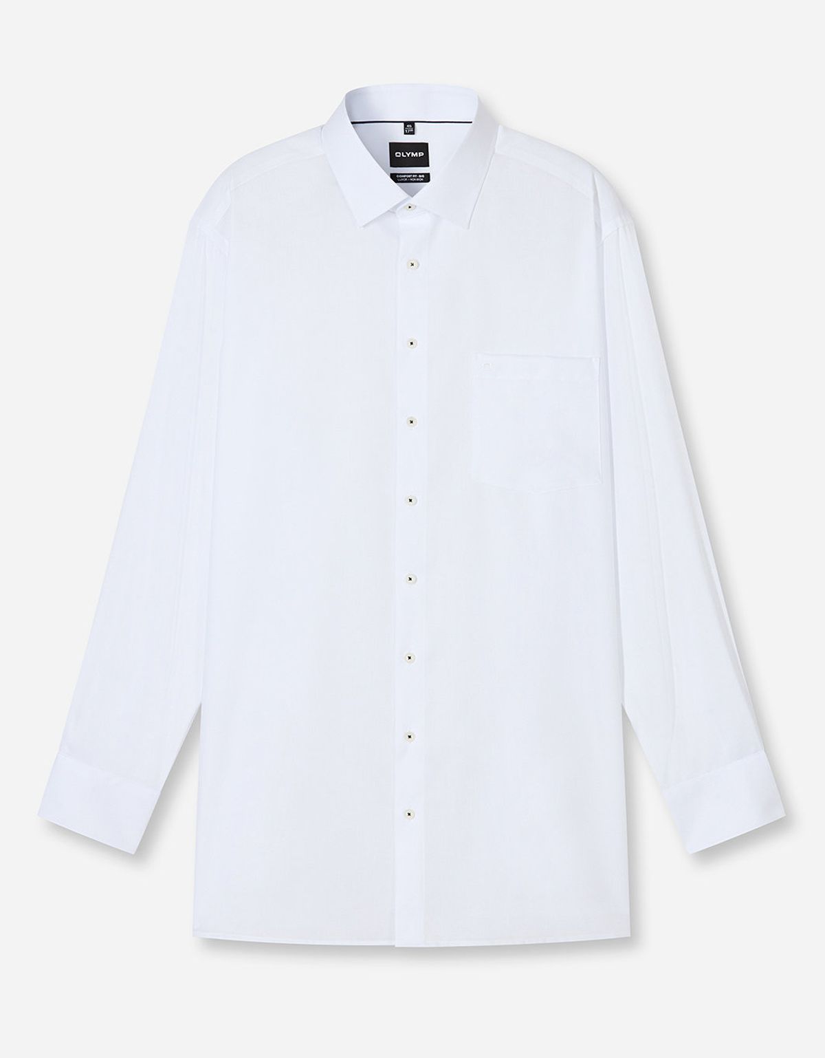 Сорочка классическая белая Olymp Luxor Big, прямой крой | купить в интернет-магазине Olymp-Men