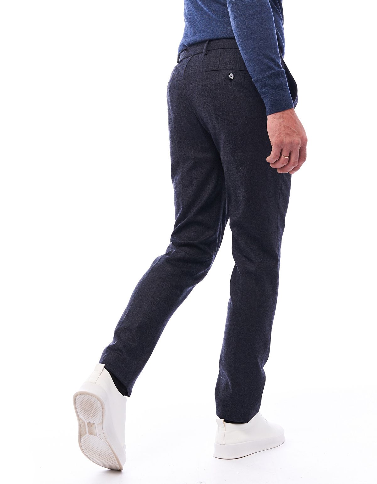 Брюки мужские шерстяные Gratude зауженные с резинкой на поясе | купить в интернет-магазине Olymp-Men