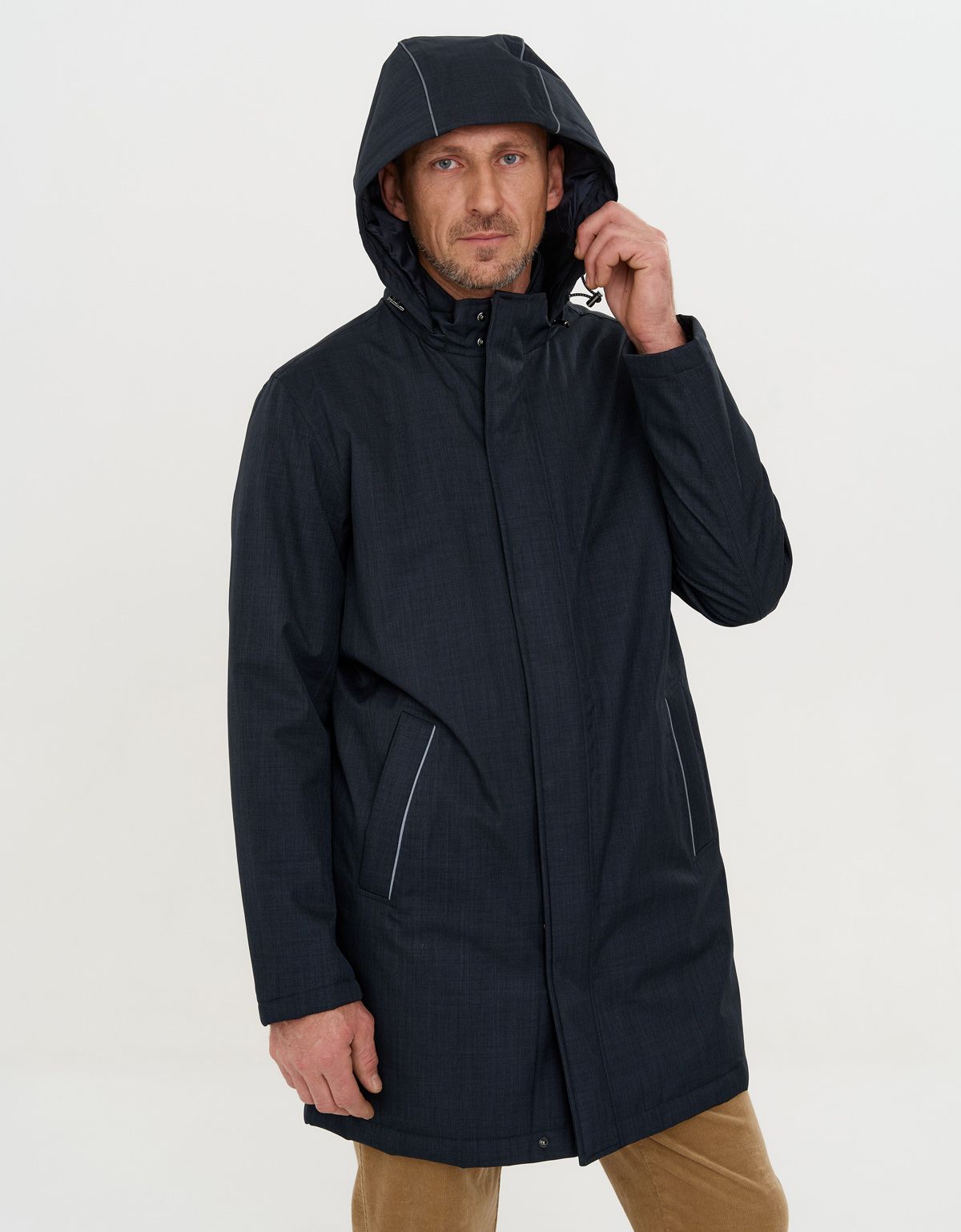 Куртка-парка мужская с капюшоном Roy Robson | купить в интернет-магазине Olymp-Men