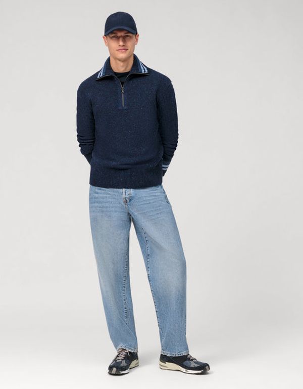 Свитер мужской вязаный на молнии OLYMP, modern fit | купить в интернет-магазине Olymp-Men