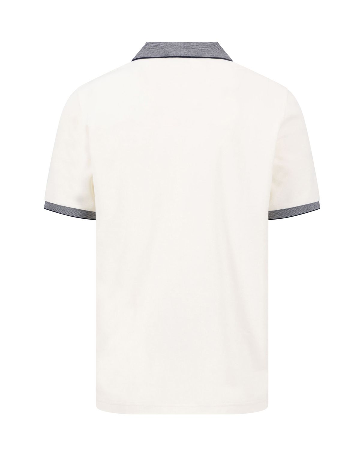 Поло мужское светлое с синим воротником Fynch-Hatton | купить в интернет-магазине Olymp-Men