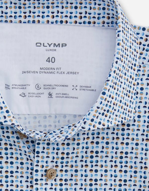Рубашка трикотажная OLYMP Luxor 24/7, modern fit | купить в интернет-магазине Olymp-Men