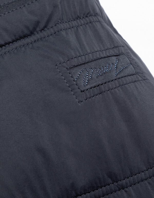 Стеганый пуховик средней длины с фигурным низом | купить в интернет-магазине Olymp-Men