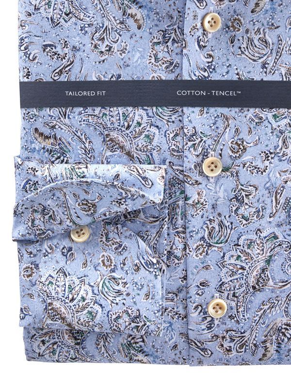 Рубашка мужская Olymp Signature с цветочным принтом