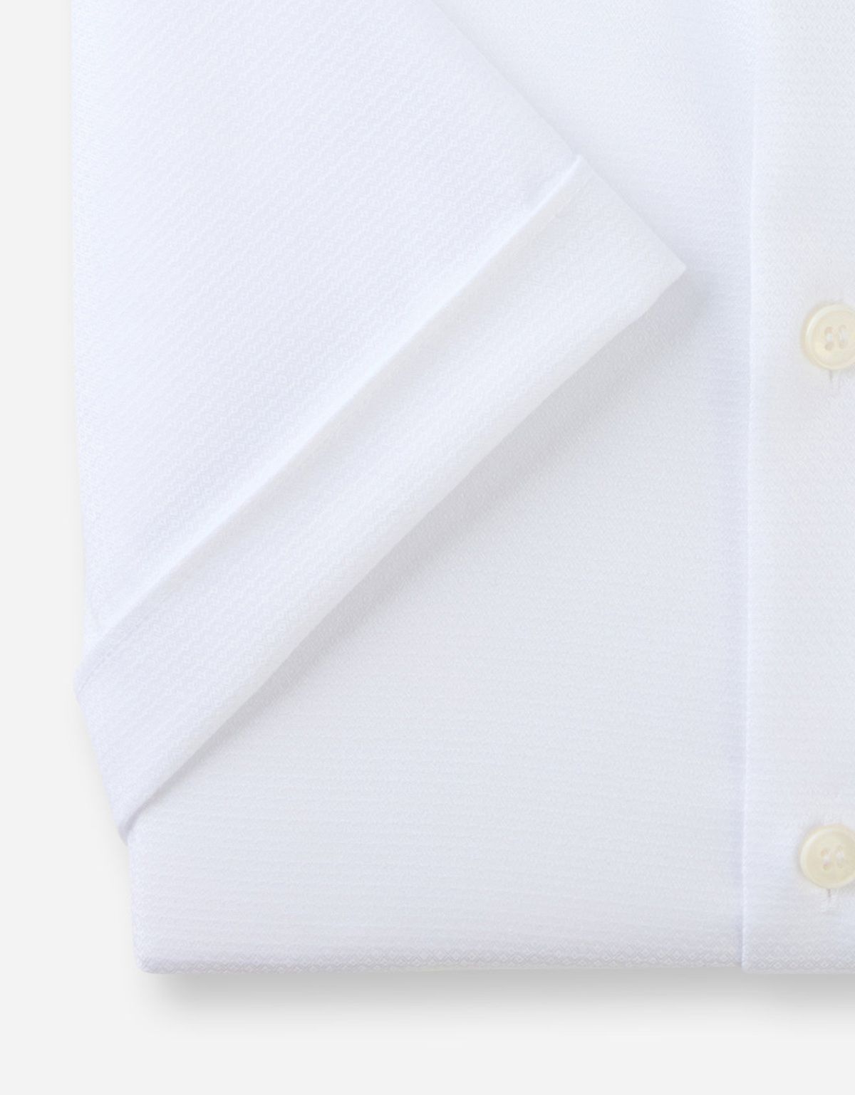 Рубашка мужская белая с коротким рукавом OLYMP, body fit