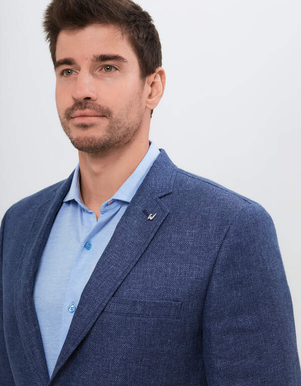 Пиджак льняной мужской  w.Wegener, 2 шлицы | купить в интернет-магазине Olymp-Men