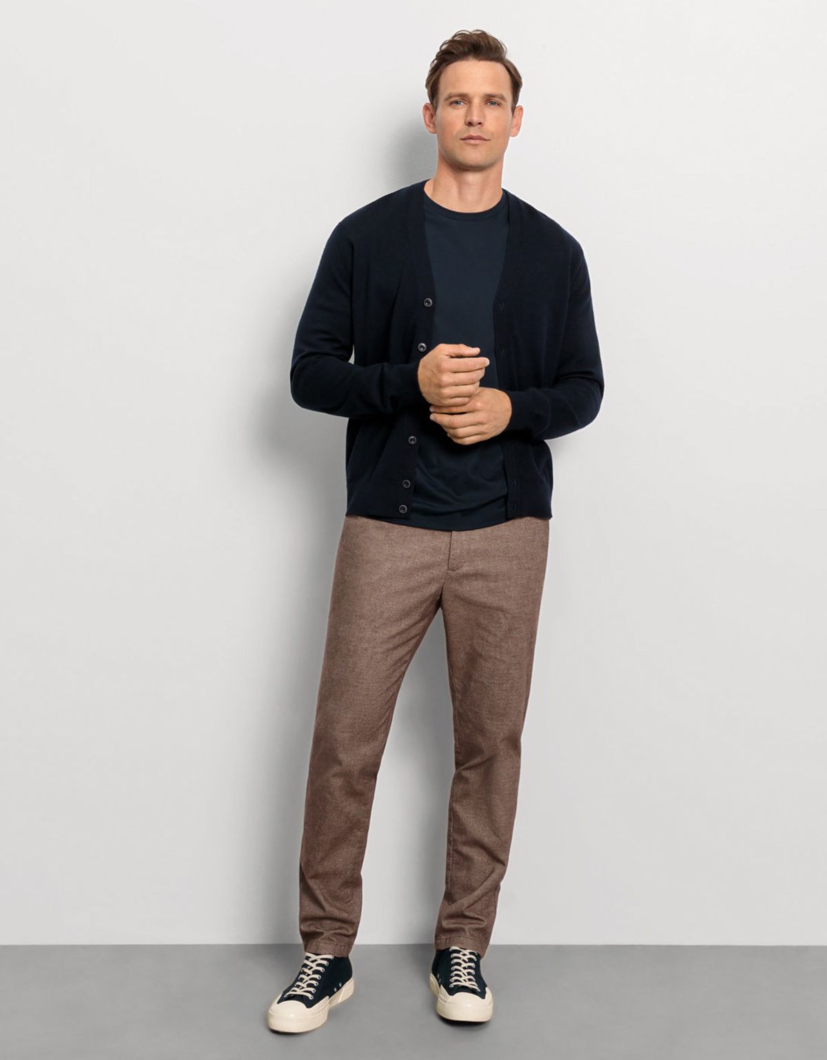 Кардиган мужской OLYMP из шерсти на пуговицах | купить в интернет-магазине Olymp-Men