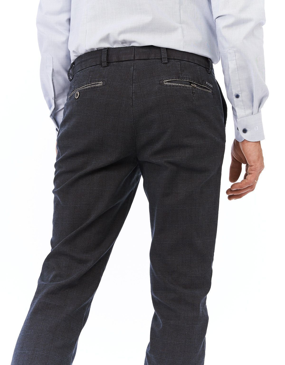 Брюки мужские в клетку w.Wegener, зауженные без защипов, мод.Conti | купить в интернет-магазине Olymp-Men