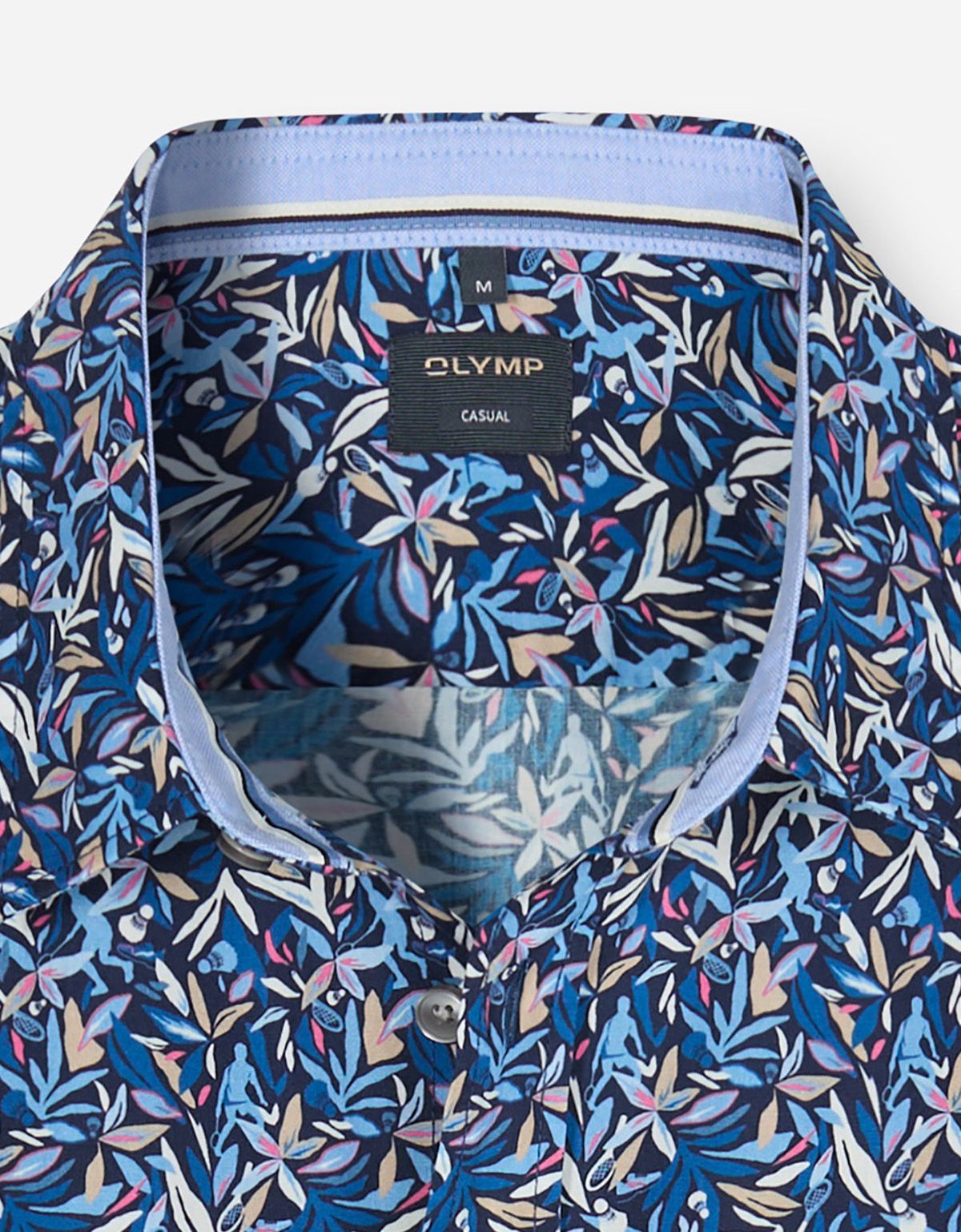 Рубашка мужская летняя с принтом OLYMP
