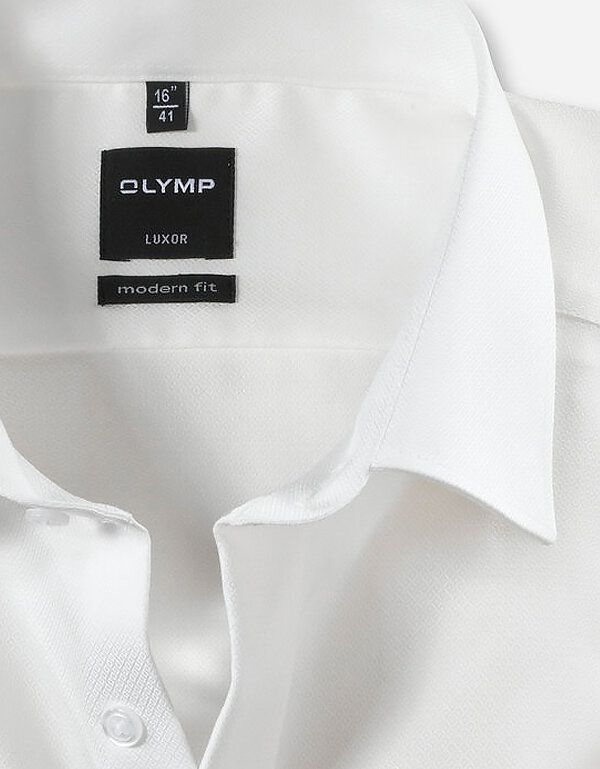 Сорочка мужская с потайной планкой Olymp Luxor, modern fit, фактурная ткань