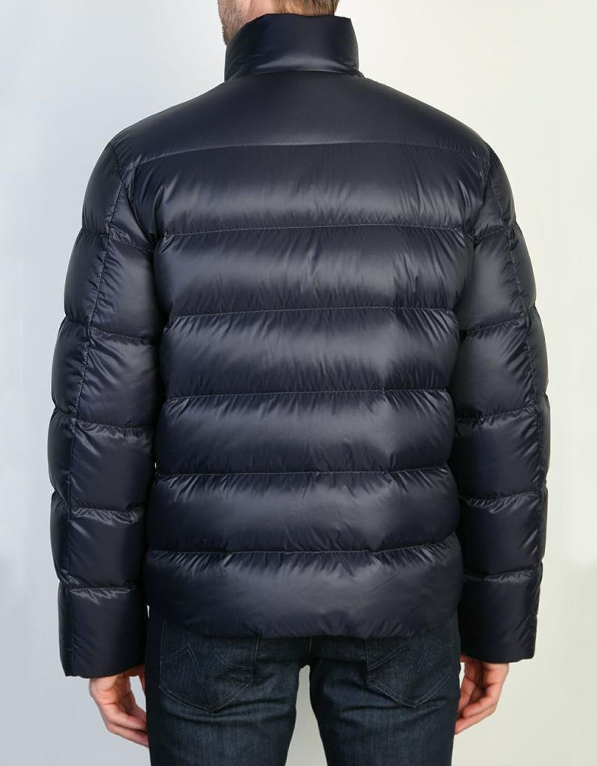 Пуховик мужской RIGGI удлинённый с капюшоном | купить в интернет-магазине Olymp-Men