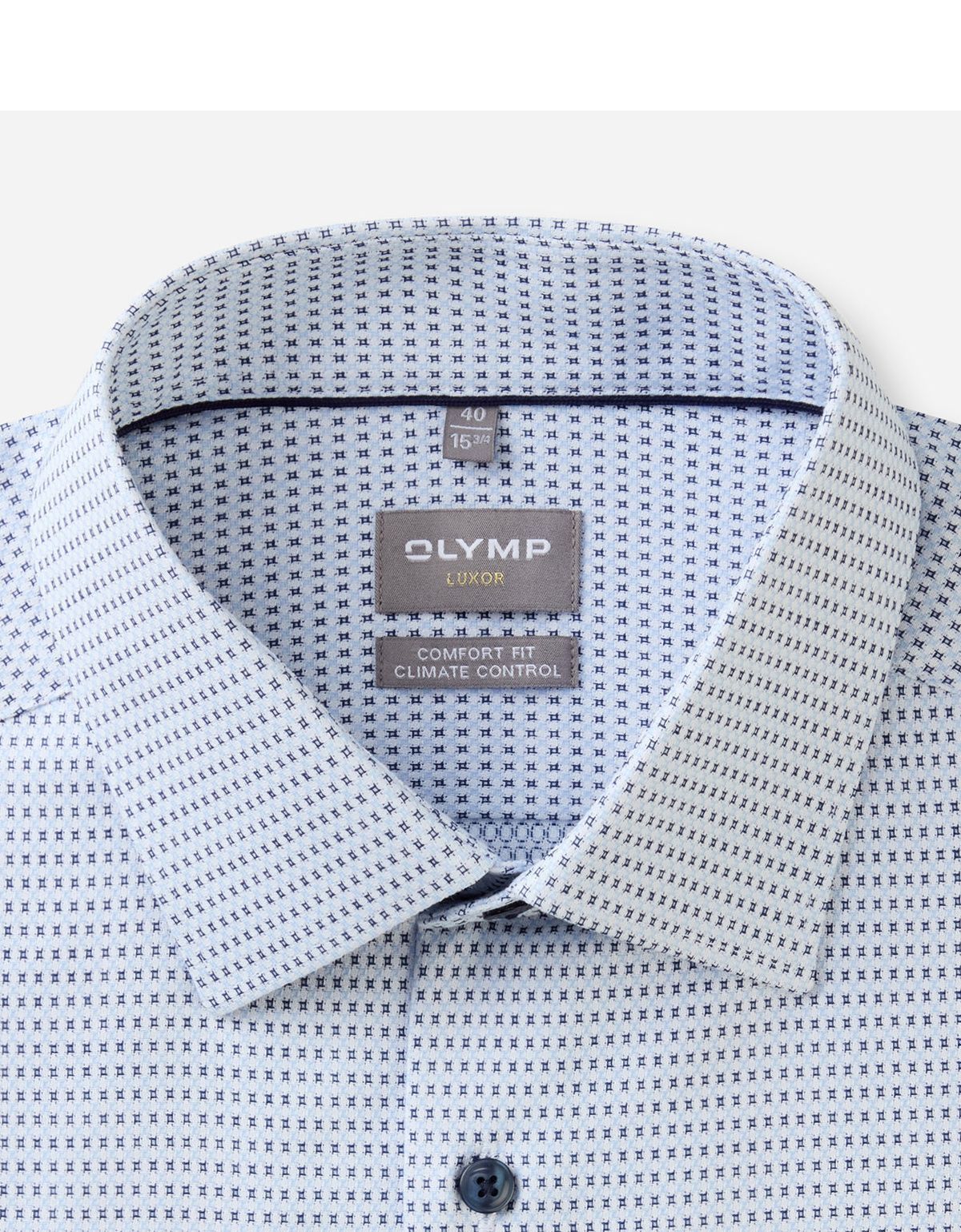 Рубашка мужская с коротким рукавом OLYMP Luxor 24/7, прямой крой