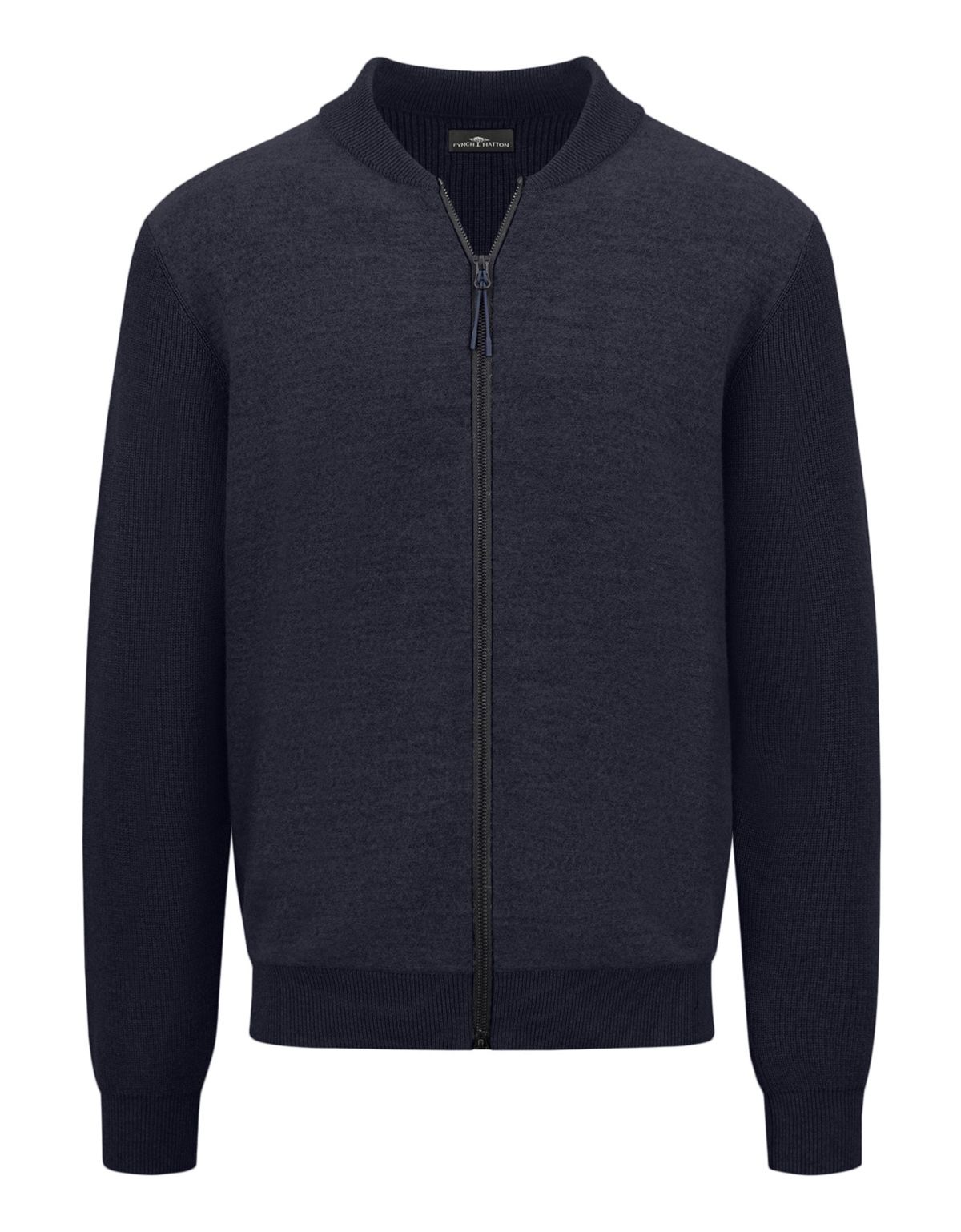Кардиган на молнии Fynch-Hatton комбинированный | купить в интернет-магазине Olymp-Men