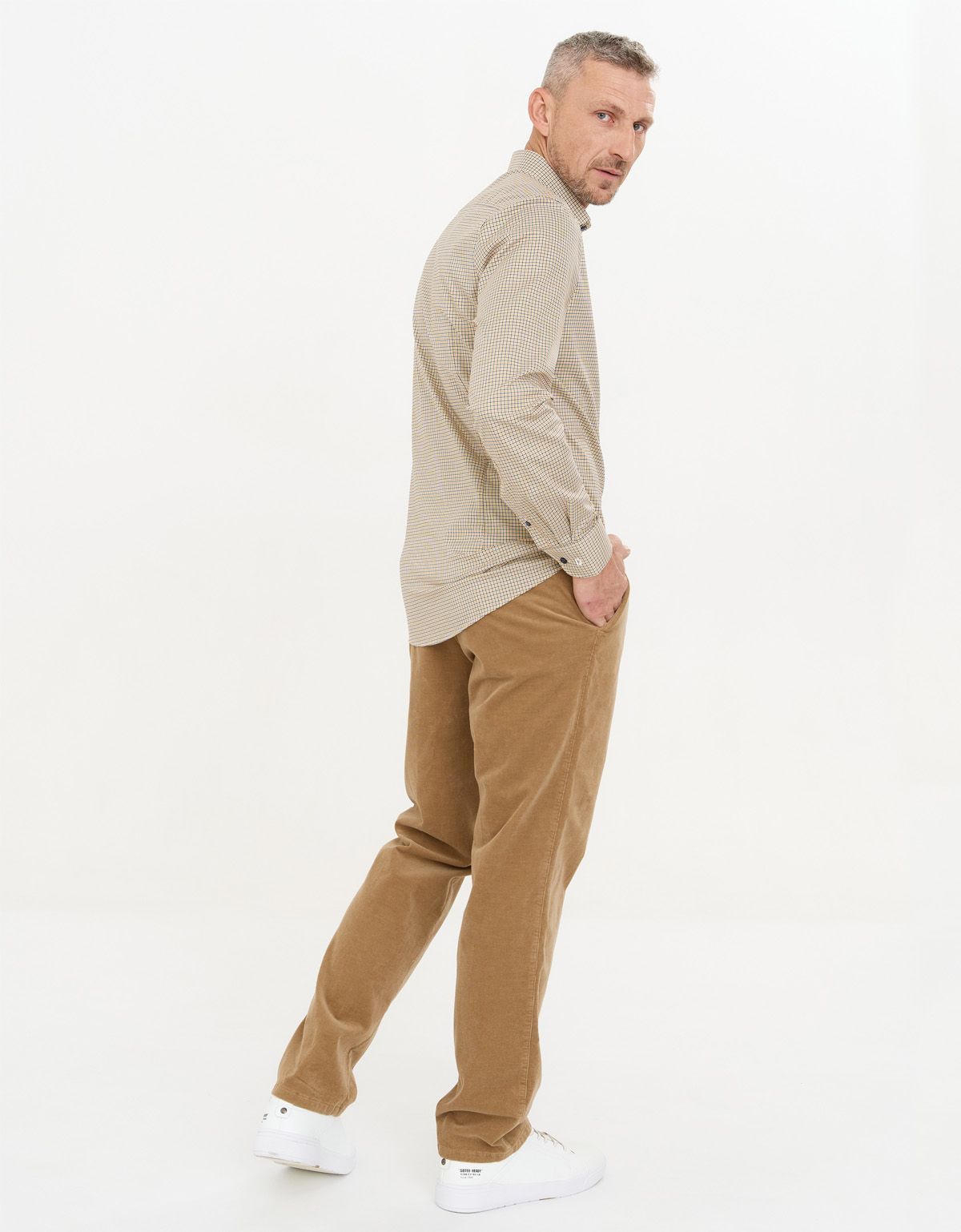 Рубашка классическая OLYMP в клетку, body fit | купить в интернет-магазине Olymp-Men