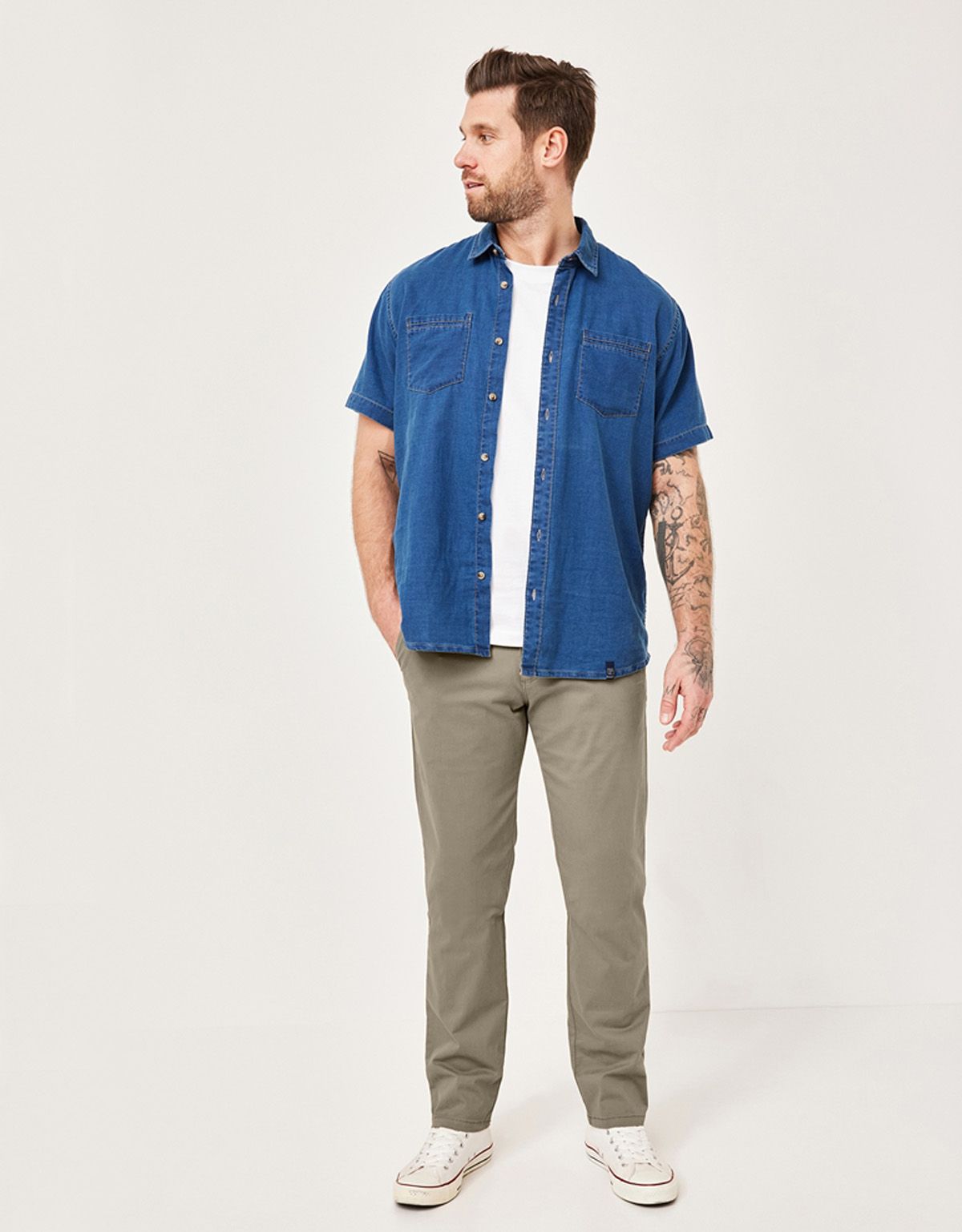 Брюки чинос бежевые хлопковые Redpoint | купить в интернет-магазине Olymp-Men