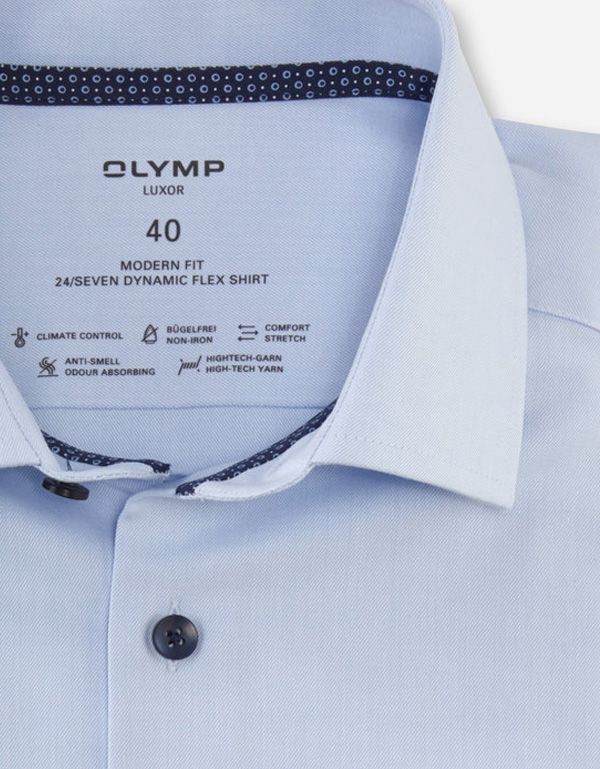 Рубашка мужская OLYMP Luxor 24/7, modern fit | купить в интернет-магазине Olymp-Men