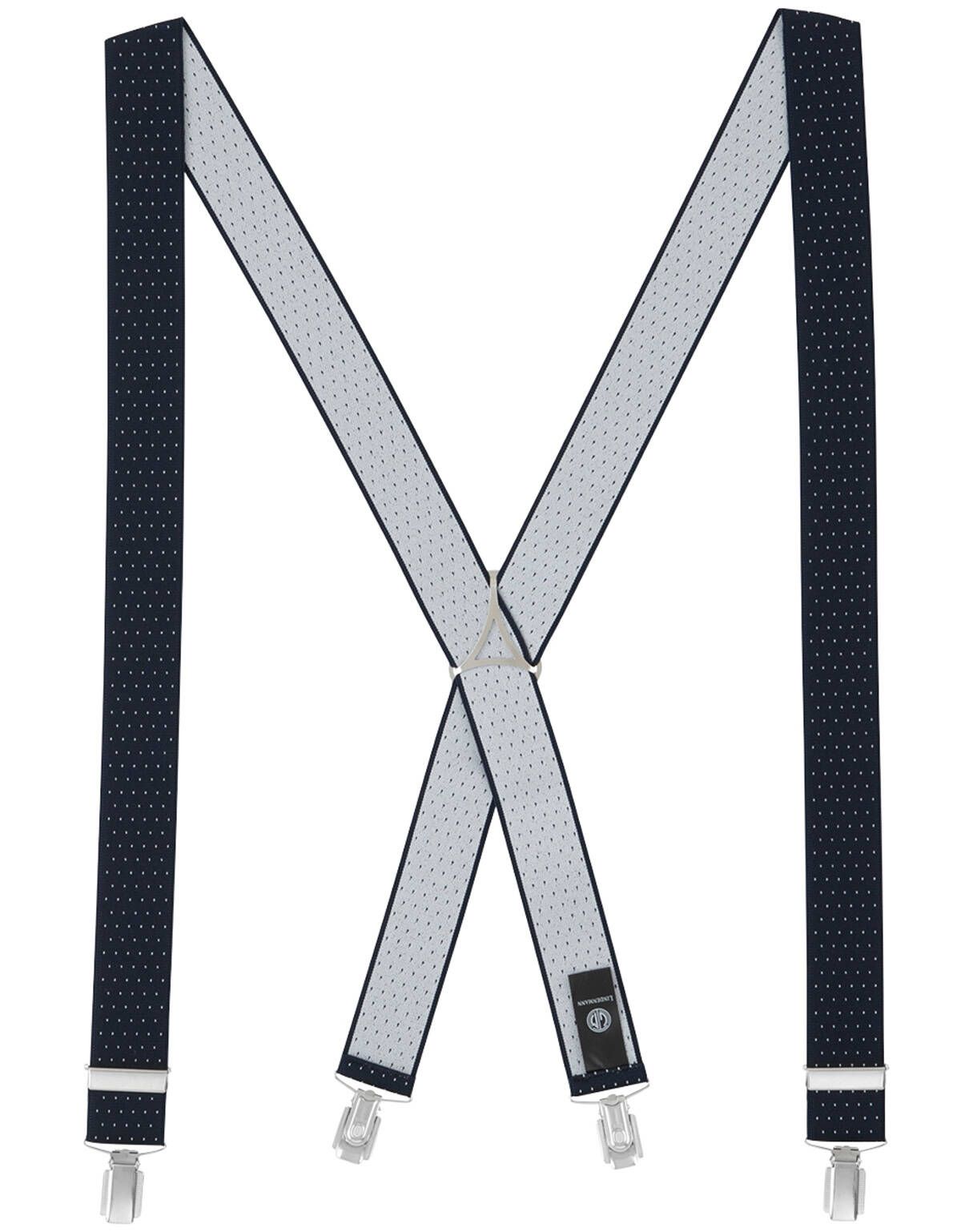 Подтяжки Lindenmann в белую крапинку | купить в интернет-магазине Olymp-Men