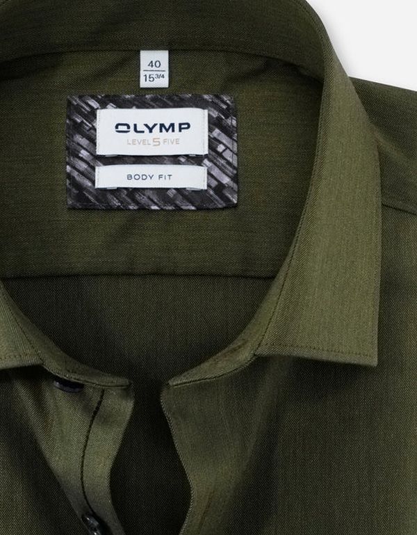 Рубашка классическая OLYMP длинный рукав, body fit | купить в интернет-магазине Olymp-Men