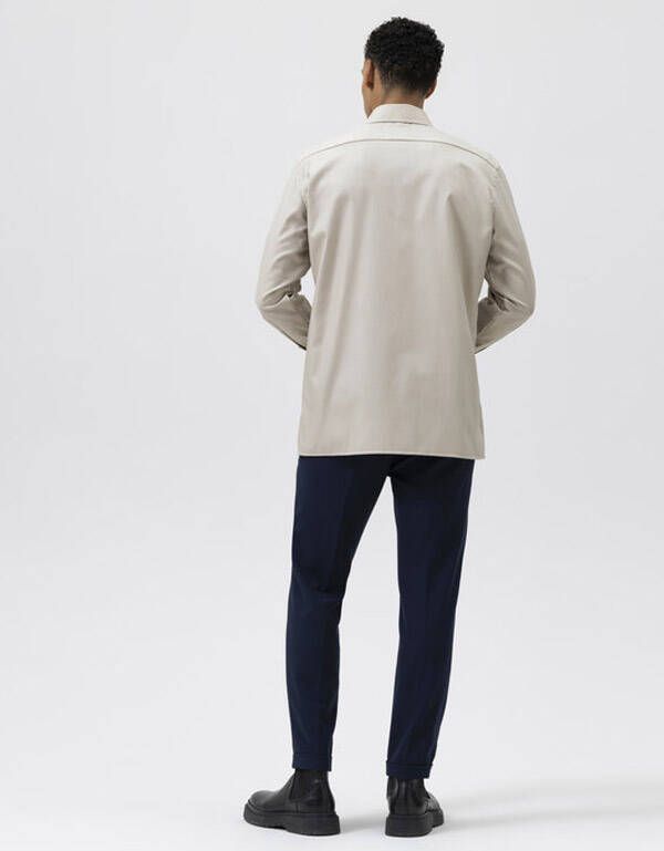 Рубашка бежевая мужская OLYMP Luxor, modern fit | купить в интернет-магазине Olymp-Men