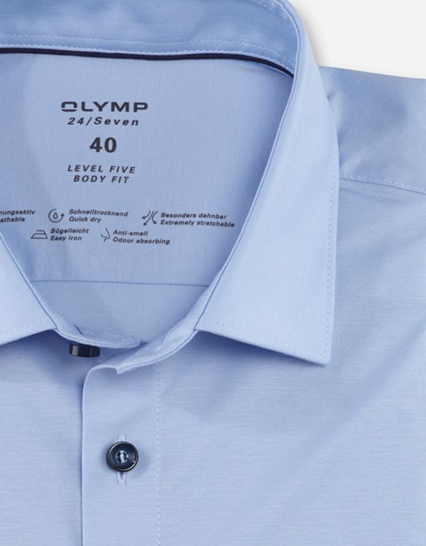 Сорочка мужская трикотажная OLYMP Level Five 24/7, body fit
