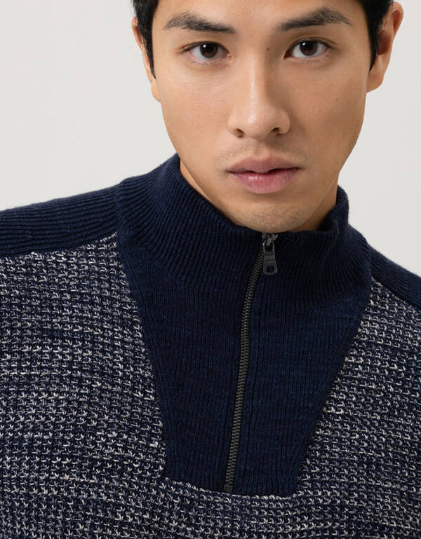 Свитер мужской на молнии OLYMP 53422518 | купить в интернет-магазине Olymp-Men