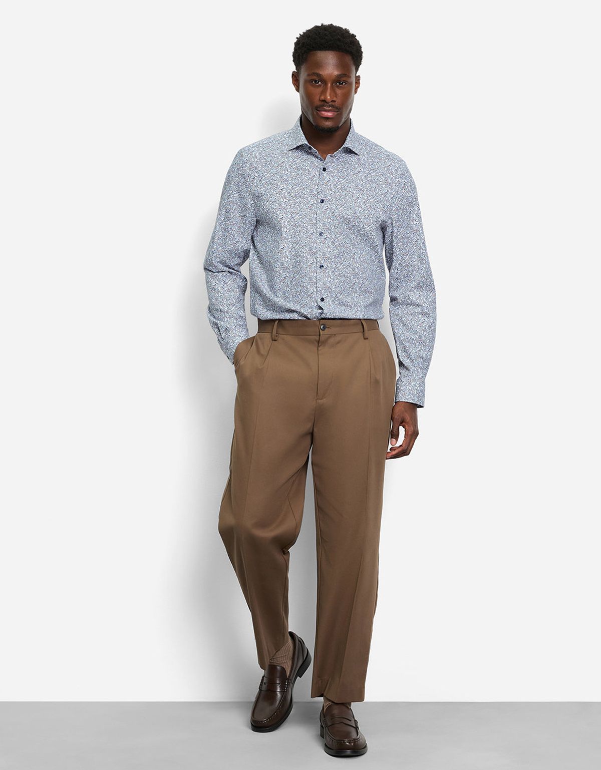 Рубашка мужская с принтом OLYMP, климат-контроль | купить в интернет-магазине Olymp-Men