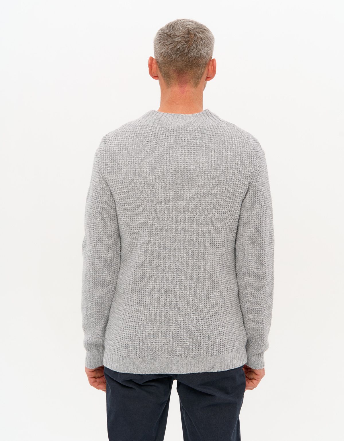 Свитер мужской Signature вязаный с кашемиром | купить в интернет-магазине Olymp-Men