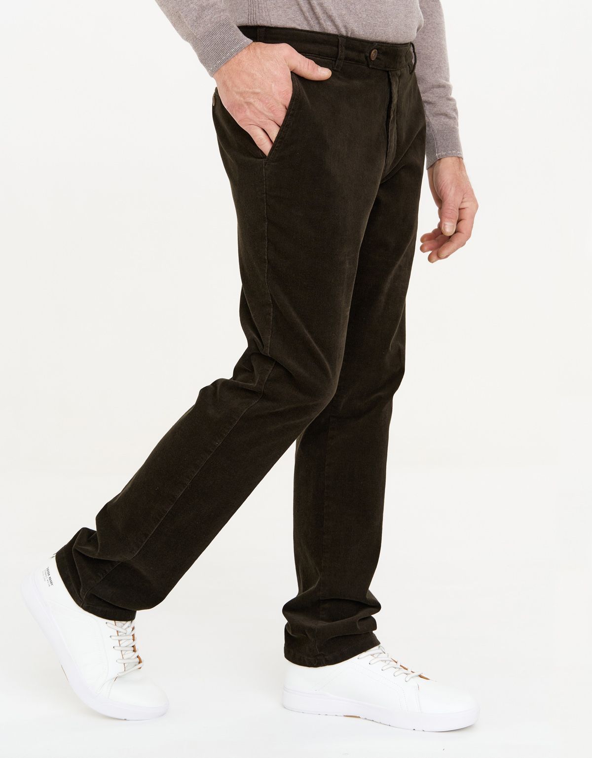 Брюки вельветовые коричневые w.Wegener | купить в интернет-магазине Olymp-Men